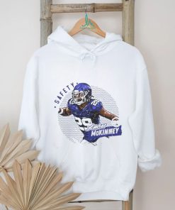 Official Xavier McKinney New York G Dots WHT T Shirt