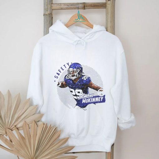 Official Xavier McKinney New York G Dots WHT T Shirt