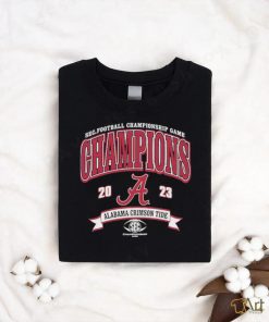 Official alabama Crimson Tide 2023 Sec Football Conference Champions T Shirt