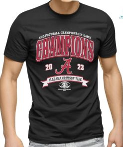 Official alabama Crimson Tide 2023 Sec Football Conference Champions T Shirt