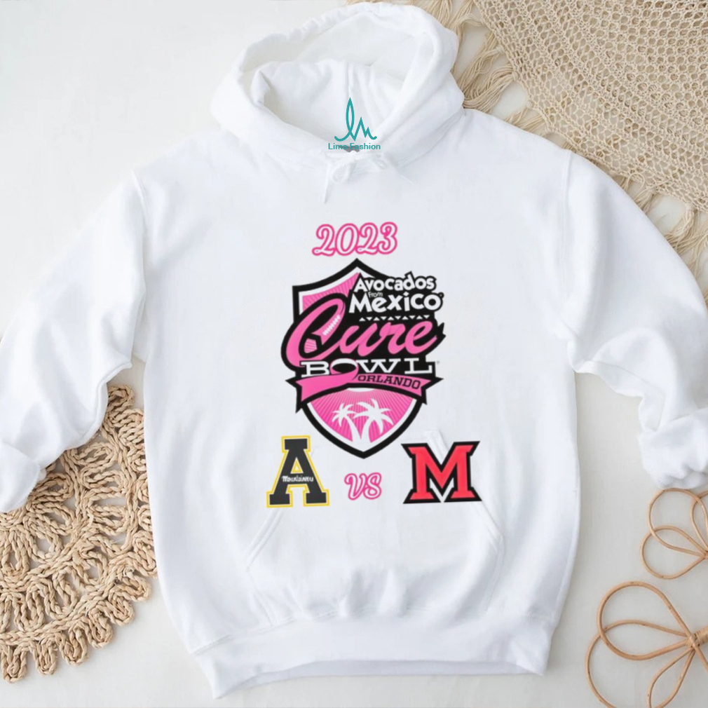 Official appalachian State vs. Miami 2023 Cure Bowl Shirt Official appalachian State vs. Miami 2023 Cure Bowl Shirt