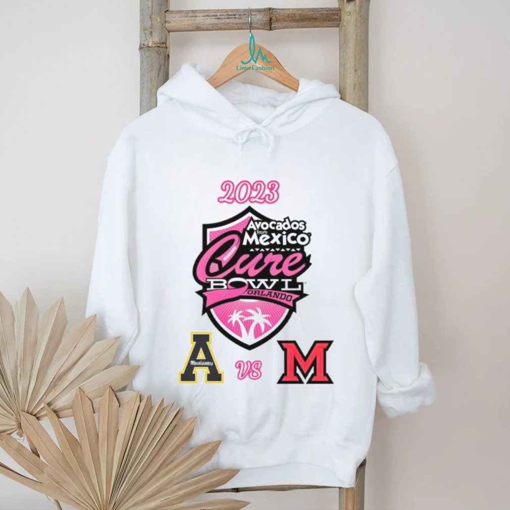 Official appalachian State vs. Miami 2023 Cure Bowl Shirt Official appalachian State vs. Miami 2023 Cure Bowl Shirt