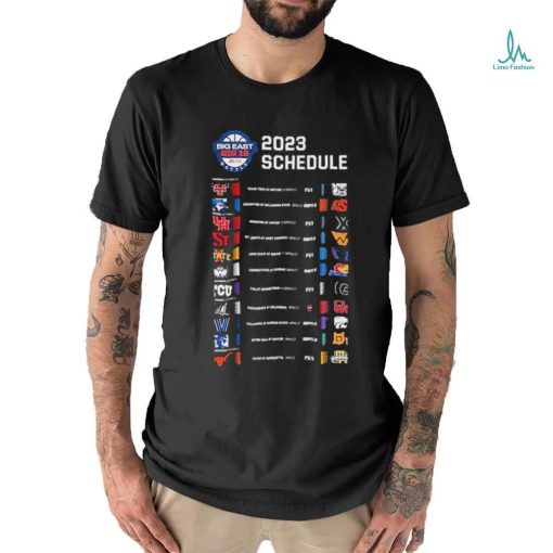Official big East Big 12 Battle 2023 Schedule Home Decor Poster T Shirt