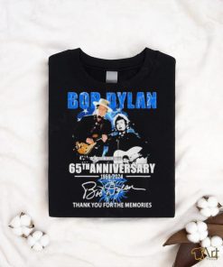 Official bob Dylan 65th Anniversary 1959 – 2024 Thank You For The Memories T shirt