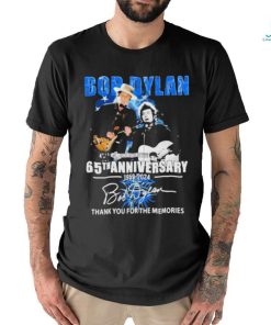 Official bob Dylan 65th Anniversary 1959 – 2024 Thank You For The Memories T shirt