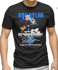 Official bob Dylan 65th Anniversary 1959 – 2024 Thank You For The Memories T shirt