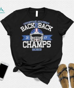 Official christian academy back 2 back 2023 football champioship red shirt