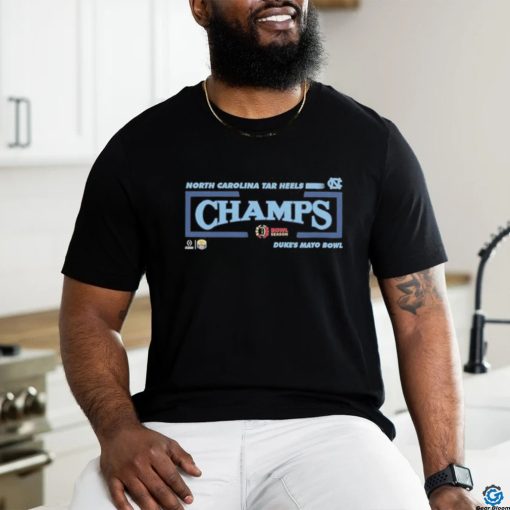 Official congratulations North Carolina Tar Heels Football Is Champions Of Duke’s Mayo Bowl College Football Bowl Games Season 2023 2024 T Shirt