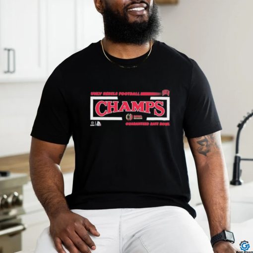 Official congratulations UNLV Rebels Football Is Champions Of Guaranteed Rate Bowl College Football Bowl Games Season 2023 2024 T Shirt
