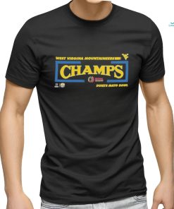 Official congratulations West Virginia Mountaineers Football Is Champions Of Duke’s Mayo Bowl College Football Bowl Games Season 2023 2024 T Shirt