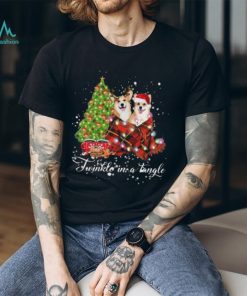 Official corgi Twinkle In A Tangle Christmas Tree T Shirt