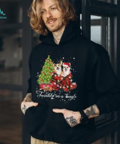 Official corgi Twinkle In A Tangle Christmas Tree T Shirt