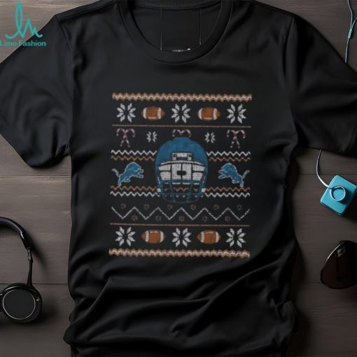 Official detroit Lions Ugly Christmas 2023 T Shirt