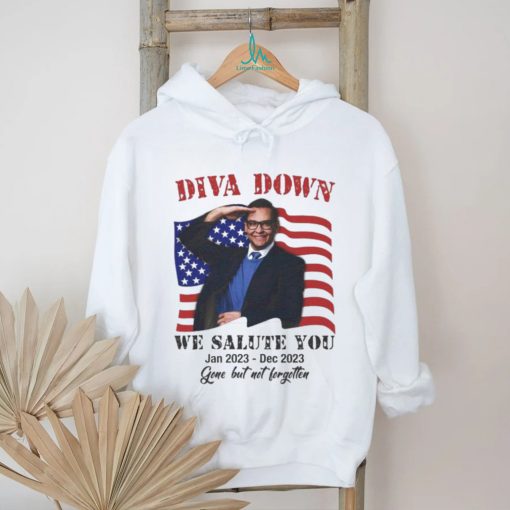 Official diva Down We Salute You George Santos T Shirt