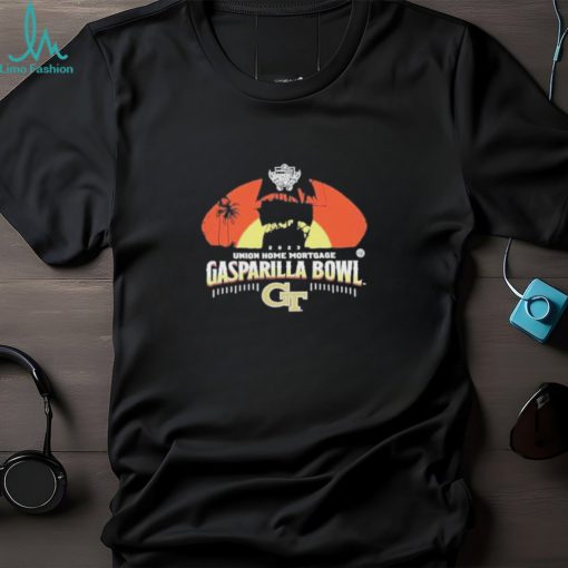 Official georgia Tech Yellow Jackets Union Home Mortgage Gasparilla Bowl 2023 Logo T Shirt