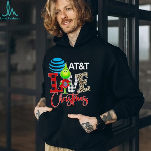Official grinch Love AT&T Christmas Shirt