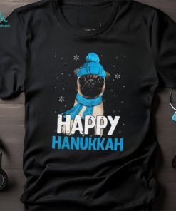 Official happy Hanukkah Pug Chanukah Jewish Christmas T Shirt