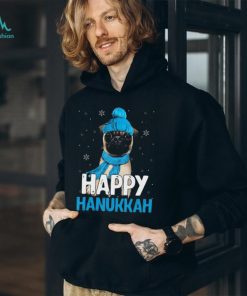 Official happy Hanukkah Pug Chanukah Jewish Christmas T Shirt
