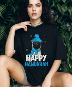 Official happy Hanukkah Pug Chanukah Jewish Christmas T Shirt