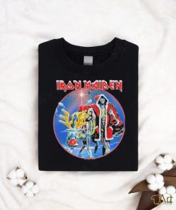 Official iron Maiden Santa Eddie Xmas 2023 Unisex T Shirt