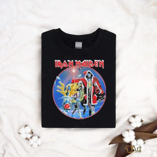 Official iron Maiden Santa Eddie Xmas 2023 Unisex T Shirt