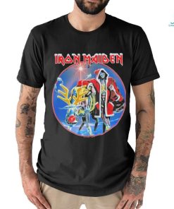 Official iron Maiden Santa Eddie Xmas 2023 Unisex T Shirt