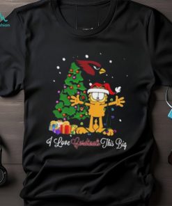 Official louisville Cardinals Garfield I Love Texans This Big Ugly Christmas T Shirt