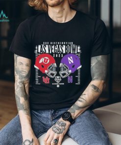 Official northwestern Wildcats vs Utah Utes Helmet SRS Distribution Las Vegas Bowl 2023 T Shirt