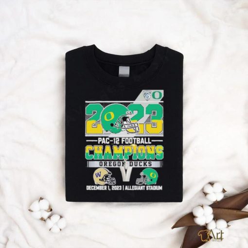 Official oregon Ducks 2023 PAC 12 Football Champions T Shirt