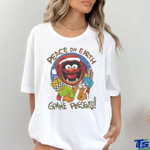 Official peace On Earth Gimme Presents T Shirt