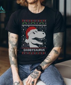 Official santa Daddy Saurus Ugly Christmas 2023 T Shirt