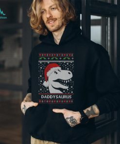 Official santa Daddy Saurus Ugly Christmas 2023 T Shirt