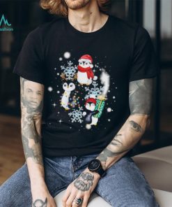 Official santa Penguin Diamond Snow Flower Christmas T Shirt