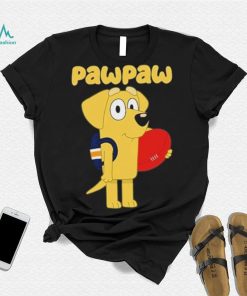 Official shannon Sharpe Wearing Pawpaw Lucky Bluey Shirt