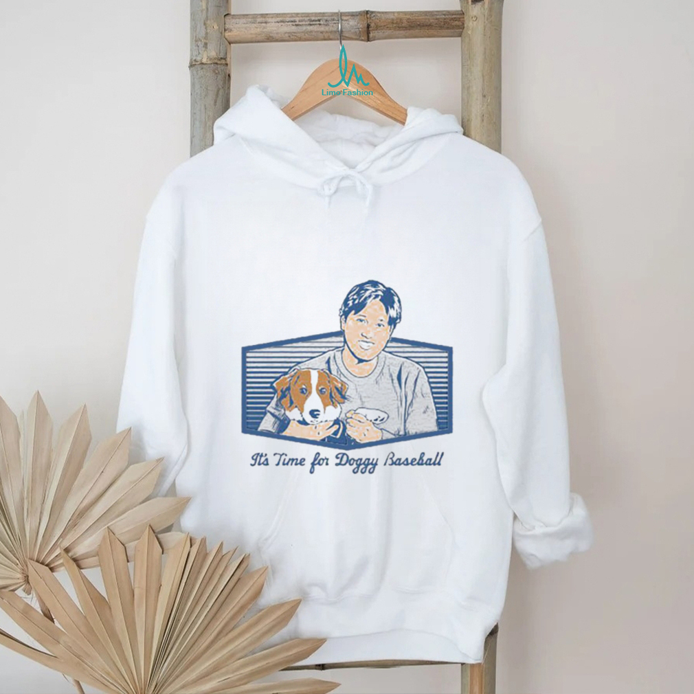 Official shohei Ohtani It’s Time For Doggy Baseball Shirt Official shohei Ohtani It’s Time For Doggy Baseball Shirt