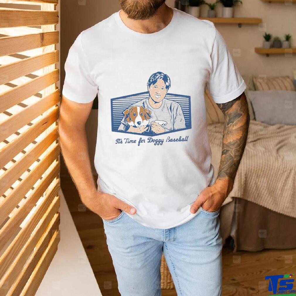 Official shohei Ohtani It’s Time For Doggy Baseball Shirt Official shohei Ohtani It’s Time For Doggy Baseball Shirt
