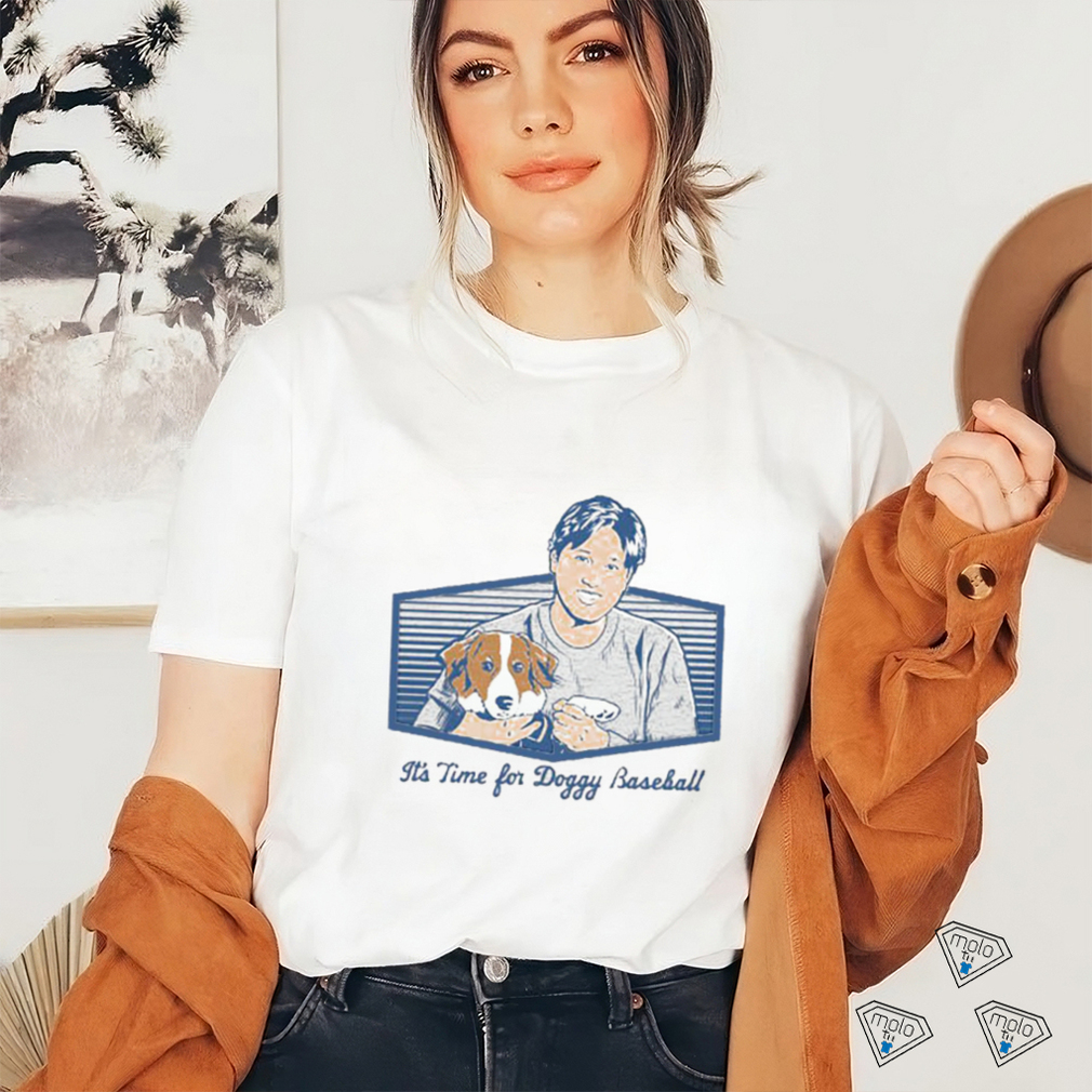 Official shohei Ohtani It’s Time For Doggy Baseball Shirt Official shohei Ohtani It’s Time For Doggy Baseball Shirt