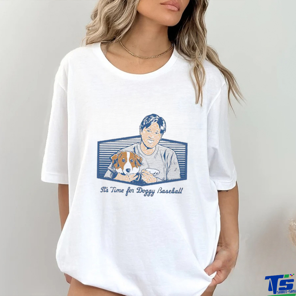 Official shohei Ohtani It’s Time For Doggy Baseball Shirt Official shohei Ohtani It’s Time For Doggy Baseball Shirt