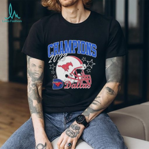 Official smu 2023 Football Champions Tee SMU Mustangs Shirt