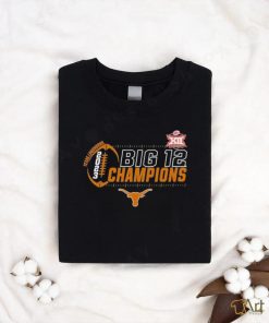 Official texas Longhorns 2023 Big 12 Football Conference Champions Locker Room T Shirt