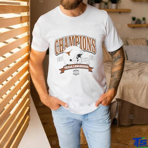 Official texas Longhorns Blue 84 2023 Big 12 Football Conference Champions T Shirt