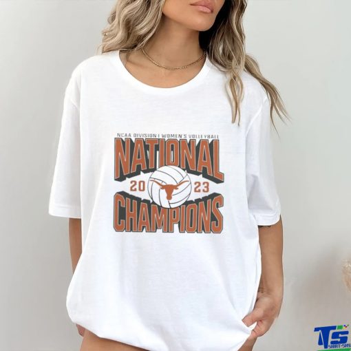 Official texas Longhorns Heather Gray 2023 NCAA Women’s Volleyball National Champions T Shirt