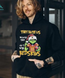 Official the Grinch Christmas They Hate Us Because Ain’t Us Washington Redskins Football T Shirt