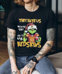 Official the Grinch Christmas They Hate Us Because Ain’t Us Washington Redskins Football T Shirt