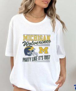 Official university Of Michigan Football Party Like It’s 1997 Shirt