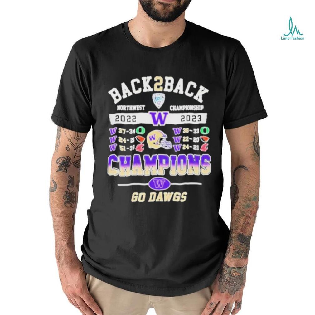 Official washington Huskies Back 2 Back Pac 12 Champions Go Dawgs T Shirt Official washington Huskies Back 2 Back Pac 12 Champions Go Dawgs T Shirt