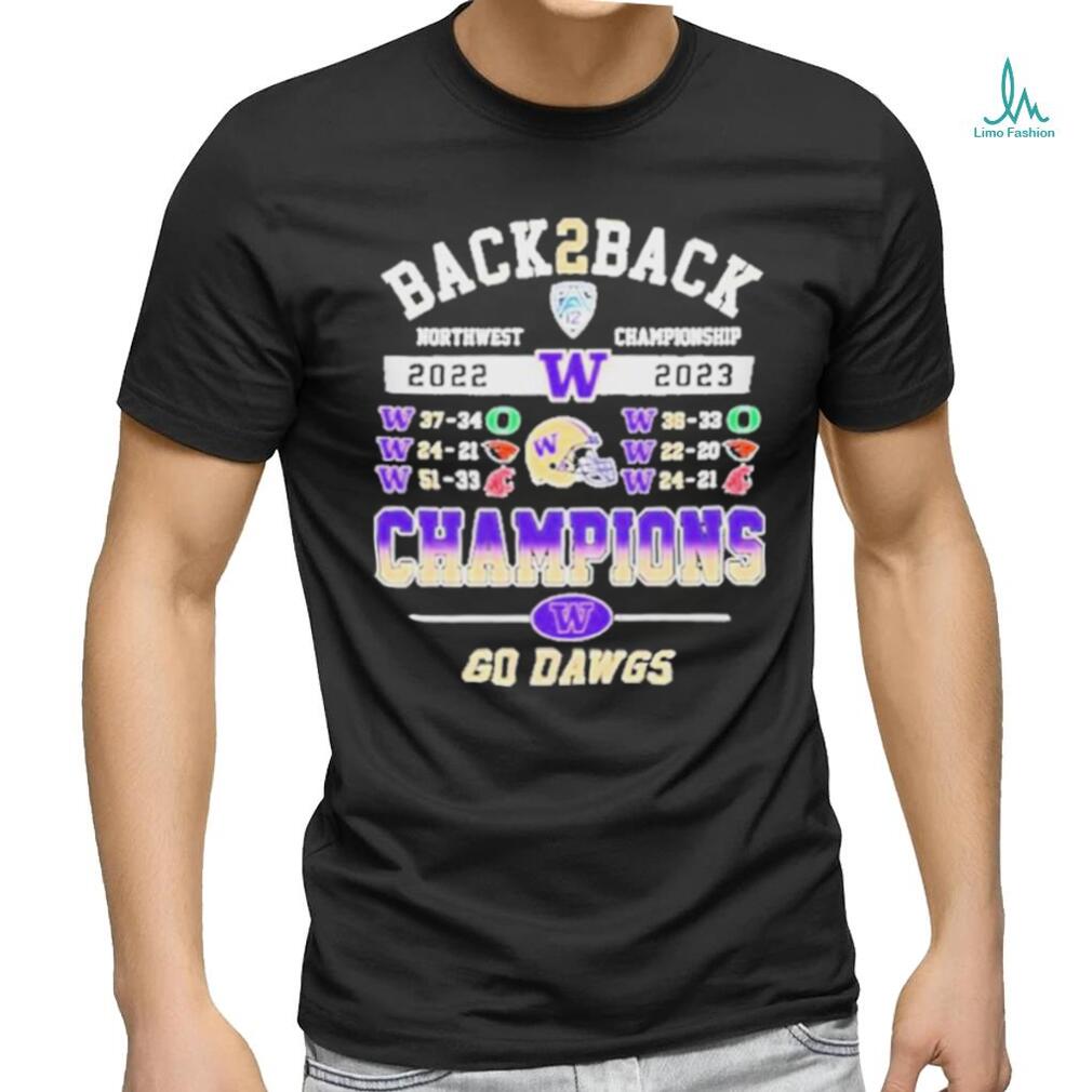 Official washington Huskies Back 2 Back Pac 12 Champions Go Dawgs T Shirt Official washington Huskies Back 2 Back Pac 12 Champions Go Dawgs T Shirt