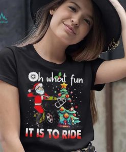 Oh What Fun It Is To Ride Christmas ATV Bike 4 Wheelers Quad Racing Christmas Tree Shirt, hoodie, sweater, long sleeve and tank top Oh What Fun It Is To Ride Christmas ATV Bike 4 Wheelers Quad Racing Christmas Tree Shirt