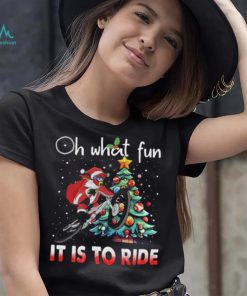 Oh What Fun It Is To Ride Christmas BMX Bike Christmas Tree Shirt