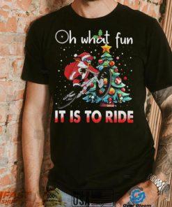 Oh What Fun It Is To Ride Christmas BMX Bike Christmas Tree Shirt